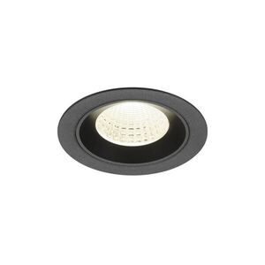 BIG WHITE SLV NUMINOS M Stropní vestavné svítidlo, 4000 K, 55°, IP20, kulaté, černé 1009637 obraz