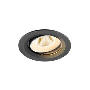 BIG WHITE SLV NUMINOS MOVE M Stropní vestavné svítidlo, 2700 K, 20°, IP20, kulaté, černé / bílé 1009650 obraz