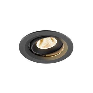 BIG WHITE SLV NUMINOS MOVE M Stropní vestavné svítidlo, 2700 K, 20°, IP20, kulaté, černé 1009649 obraz