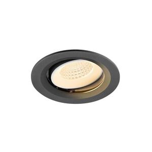BIG WHITE SLV NUMINOS MOVE M Stropní vestavné svítidlo, 2700 K, 55°, IP20, kulaté, černé / bílé 1009656 obraz