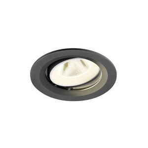 BIG WHITE SLV NUMINOS MOVE M Stropní vestavné svítidlo, 4000 K, 20°, IP20, kulaté, černé / bílé 1009686 obraz