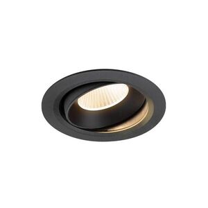 BIG WHITE SLV NUMINOS MOVE XL Stropní vestavné svítidlo, 2700 K, 40°, IP20, kulaté, černé 1009975 obraz