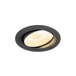 BIG WHITE SLV NUMINOS MOVE XL Stropní vestavné svítidlo, 3000 K, 40°, IP20, kulaté, černé / bílé 1009994 obraz