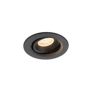 BIG WHITE SLV NUMINOS MOVE XS Stropní vestavné svítidlo, 2700 K, 20°, IP20, kulaté, černé 1009325 obraz