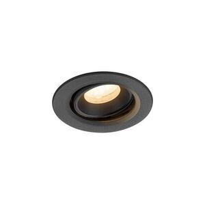 BIG WHITE SLV NUMINOS MOVE XS Stropní vestavné svítidlo, 2700 K, 40°, IP20, kulaté, černé 1009328 obraz