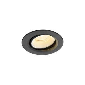 BIG WHITE SLV NUMINOS MOVE XS Stropní vestavné svítidlo, 4000 K, 20°, IP20, kulaté, černé / bílé 1009362 obraz