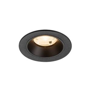 BIG WHITE SLV NUMINOS S Stropní vestavné svítidlo, 2700 K, 20°, IP20, kulaté, černé 1009433 obraz