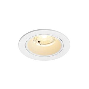 BIG WHITE SLV NUMINOS S Stropní vestavné svítidlo, 3000 K, 40°, IP20, kulaté, bílé 1009464 obraz