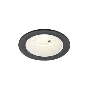 BIG WHITE SLV NUMINOS S Stropní vestavné svítidlo, 4000 K, 20°, IP20, kulaté, černé / bílé 1009470 obraz