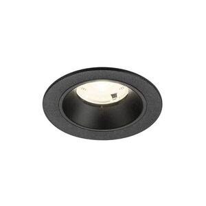 BIG WHITE SLV NUMINOS S Stropní vestavné svítidlo, 4000 K, 20°, IP20, kulaté, černé 1009469 obraz