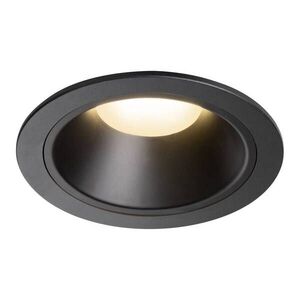 BIG WHITE SLV NUMINOS XL Stropní vestavné svítidlo, 3000 K, 55°, IP20, kulaté, černé 1009942 obraz