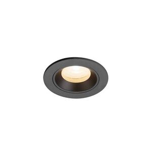 BIG WHITE SLV NUMINOS XS Stropní vestavné svítidlo, 2700 K, 20°, IP20, kulaté, černé 1009271 obraz