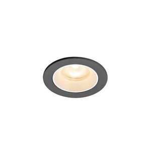 BIG WHITE SLV NUMINOS XS Stropní vestavné svítidlo, 2700 K, 55°, IP20, kulaté, černé / bílé 1009278 obraz