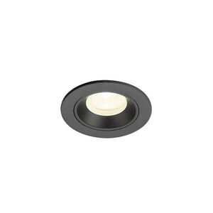 BIG WHITE SLV NUMINOS XS Stropní vestavné svítidlo, 4000 K, 40°, IP20, kulaté, černé 1009310 obraz