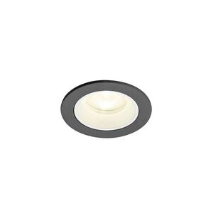 BIG WHITE SLV NUMINOS XS Stropní vestavné svítidlo, 4000 K, 55°, IP20, kulaté, černé / bílé 1009314 obraz