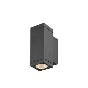 BIG WHITE SLV THEO PRO S nástěnné svítidlo pro povrchovou montáž, nahoru/dolů, DALI, P1, obdélníkové, 2700 K, 6 W, 24°, antracitové 1010179 obraz