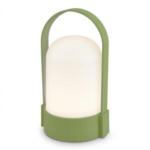 BRILONER Asa stolní lampička - 1W, 50lm, bezdrátová, LED, stmívatelné, teplá bílá, limetkově zelená 7544019 obraz