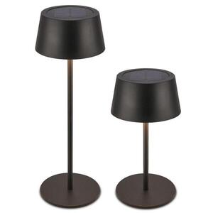 BRILONER Awia stolní lampička - 2W, 160lm, nabíjecí, LED, stmívatelné, dotykový vypínač, CCT, černá 7572015 obraz