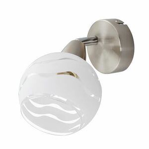 BRILONER Bodové nástěnné a stropní svítidlo, pr. 8 cm, max. 40 W, matný nikl BRILO 2046-012 obraz