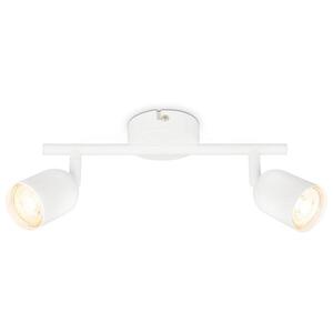 BRILONER Bodové svítidlo Spot, 27, 5 cm, 2x GU10, max. 9W, bílé 2145026 obraz