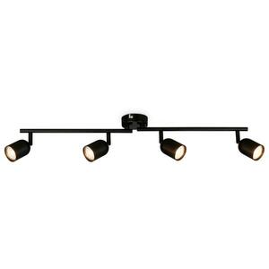 BRILONER Bodové svítidlo Spot, 70, 5 cm, 4x GU10 max. 9W, černá 2145045 obraz