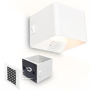 BRILONER Borra nástěnné svítidlo - 1, 5W, 100lm, bezdrátové, LED, s pohybovým čidlem, bílé 3879016 obraz