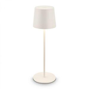 BRILONER Bota stolní lampa - 1, 8W, 120lm, nabíjecí, LED, stmívatelné, dotykový vypínač, teplá bílá, bílá 7708016 obraz