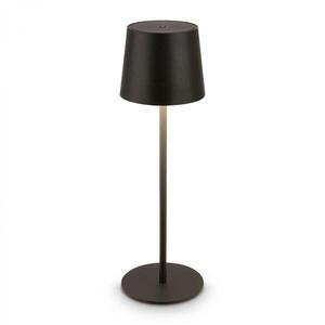 BRILONER Bota stolní lampa - 1, 8W, 120lm, nabíjecí, LED, stmívatelné, dotykový vypínač, teplá bílá, černá 7708015 obraz