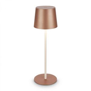 BRILONER Bota stolní lampa - 2, 6W, 120lm, nabíjecí, LED, stmívatelné, dotykový vypínač, teplá bílá, kávová 7708014 obraz