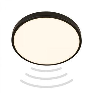 BRILONER Chet LED stropní svítidlo IP54, 3m dosah čidla, pohybové čidlo, černá 3829015 obraz