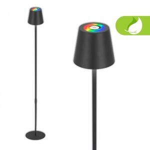 BRILONER Coloris RGBW LED stojanová bezdrátová lampa, stmívatelná, dotykový vypínač, antracit 1507015 obraz