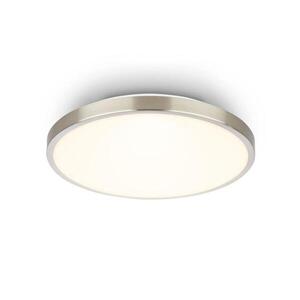 BRILONER Competo stropní svítidlo pr.24 cm - 12W, 1300lm, LED, teplá bílá, matný nikl 3901012 obraz