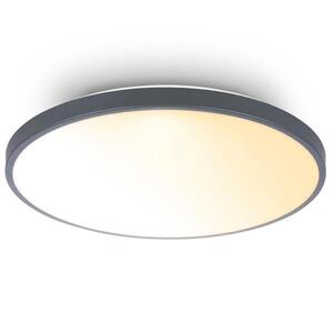 BRILONER Competo stropní svítidlo pr.38 cm - 24W, 2600lm, stmívatelné, dálkový ovladač, CCT teplá/neutrální bílá, antracit 3906015 obraz