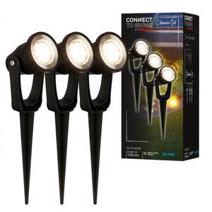 BRILONER CONNECT TO SHINE prodlužovací sada Lilis sada 3ks LED zahradních bodových svítidel, IP65 3919035 obraz