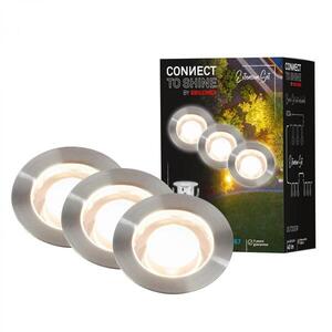BRILONER CONNECT TO SHINE prodlužovací sada Padouk 3ks LED zapuštěných svítidel do země, IP67 3915032 obraz