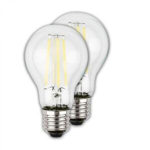BRILONER EEK A 2ks sada E27 LED žárovka, třída A, Filament, 50.000h, 1055lm, 5W, teple bílé světlo, A60 0551005 obraz