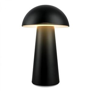 BRILONER Fungo Mini LED stolní lampička bezdrátová IP44, stmívatelné, dotykový vypínač, černá 7520015 obraz