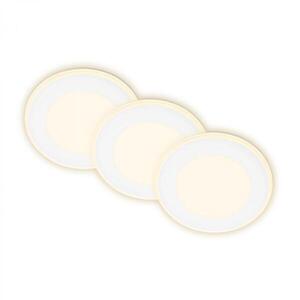 BRILONER Gima 3ks sada LED vestavné bodové svítidlo, 3 krokové ovládání, bílé 7988036 obraz