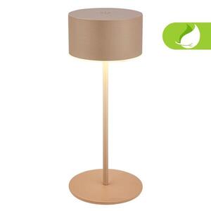 BRILONER Kira stolní lampička - 3W, 200lm, bezdrátová, LED, dotykový vypínač, stmívatelné, béžová 7629011 obraz