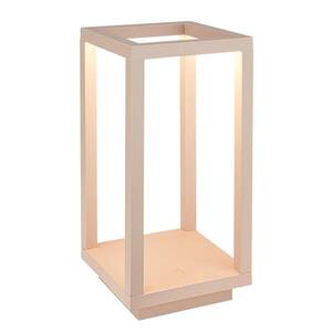BRILONER Laer stolní lampa - 1, 8W, 50lm, bezdrátová, LED, stmívatelné, dotykový vypínač, CCT, béžová 7579011 obraz