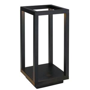 BRILONER Laer stolní lampa - 1, 8W, 50lm, bezdrátová, LED, stmívatelné, dotykový vypínač, CCT, černá 7579015 obraz