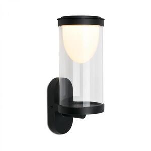 BRILONER LED nabíjecí nástěnné svítidlo, venkovní, dotykový vypínač, vyměnitelné baterie, vč. USB-C kabelu, stmívatelné, IP44, černé 3930015 obraz