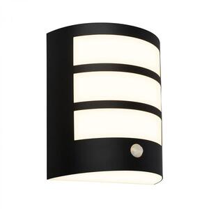 BRILONER LED nabíjecí nástěnné svítidlo, venkovní, pohybové čidlo, soumrakový senzor, IP44, černá 3795015 obraz