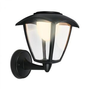 BRILONER LED nabíjecí nástěnné svítidlo, venkovní, retro, dotykový vypínač, vyměnitelné baterie, vč. USB-C kabelu, stmívatelné, IP44, černá 3929015 obraz