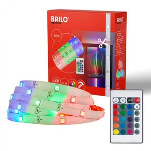 BRILONER LED pásek 30m, dálkový ovladač, RGB dynamické barvy, bílý 2323540 obraz