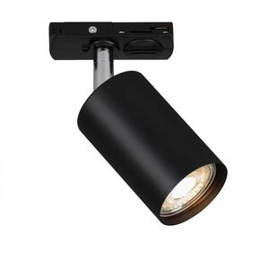 BRILONER LED spot GU10 lištový systém 230V – vysokonapěťový, 13, 8cm, otočný/nastavitelný, černý 8005015 obraz