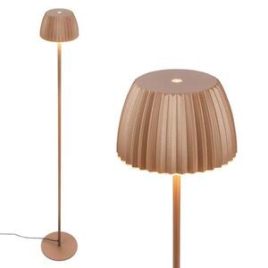 BRILONER Loca stojanová lampa - 8W, 800lm, LED, dotykový vypínač, stmívatelná, teplá bílá, kávová 1625017 obraz
