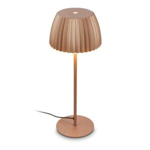 BRILONER Loca stolní lampa - 8W, 800lm, LED, dotykový vypínač, stmívatelná, teplá bílá, kávová 7625017 obraz