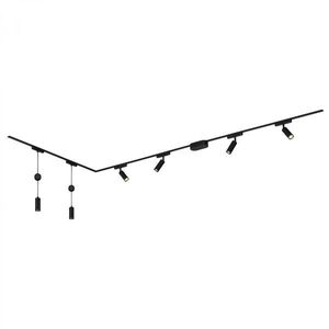 BRILONER Luxtrail lištový systém, 4x LED spoty, 2x LED závěsná svítidla, do L, černá 8035065 obraz