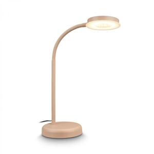 BRILONER Megg lampička na psací stůl – 12W, 800lm, LED, stmívatelné, dotykový vypínač, teplá bílá, béžová 7585011 obraz